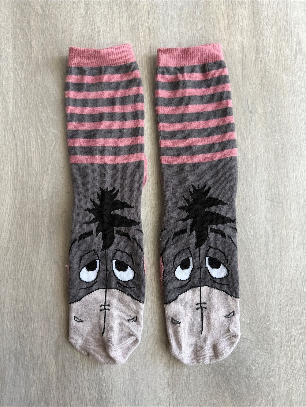 Eeyore Socks with Tail - One Size